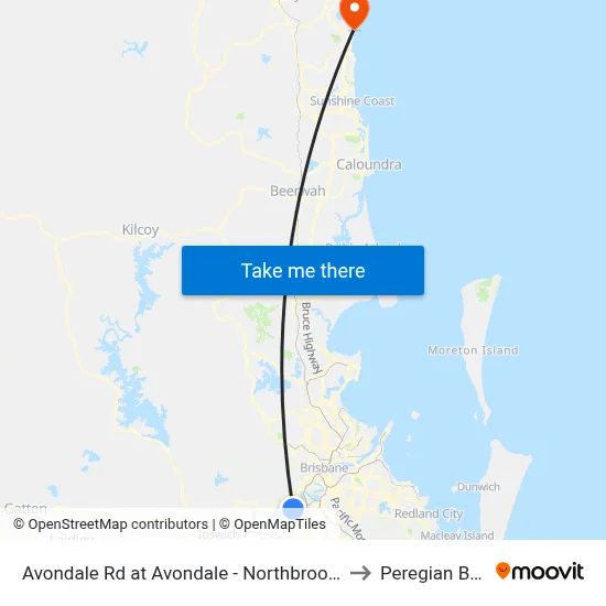 Avondale Rd at Avondale - Northbrook, Stop 60 to Peregian Beach map