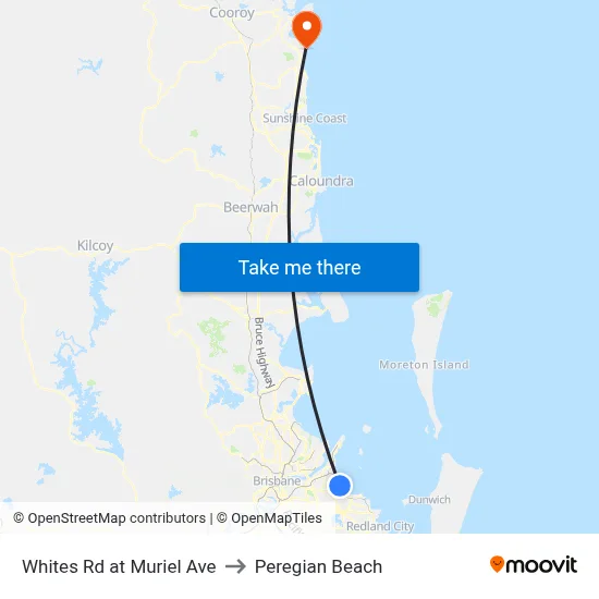 Whites Rd at Muriel Ave to Peregian Beach map