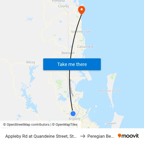 Appleby Rd at Quandeine Street, Stop 34 to Peregian Beach map