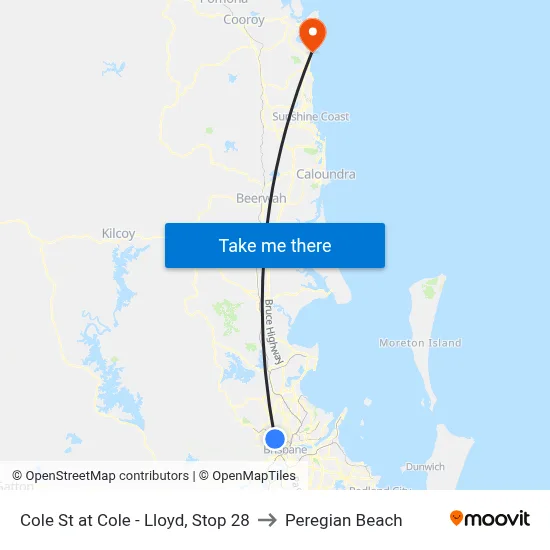 Cole St at Cole - Lloyd, Stop 28 to Peregian Beach map
