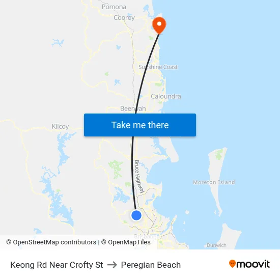 Keong Rd Near Crofty St to Peregian Beach map