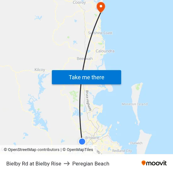 Bielby Rd at Bielby Rise to Peregian Beach map