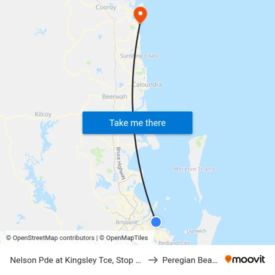 Nelson Pde at Kingsley Tce, Stop 89 to Peregian Beach map