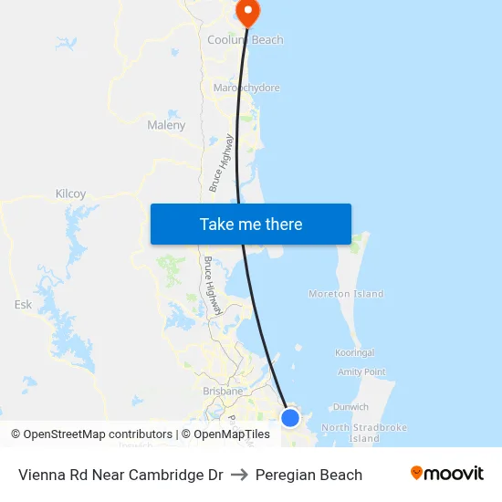 Vienna Rd Near Cambridge Dr to Peregian Beach map