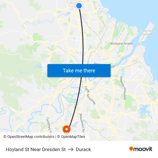 Hoyland St Near Dresden St to Durack map