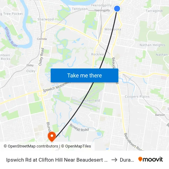 Ipswich Rd at Clifton Hill Near Beaudesert Rd to Durack map