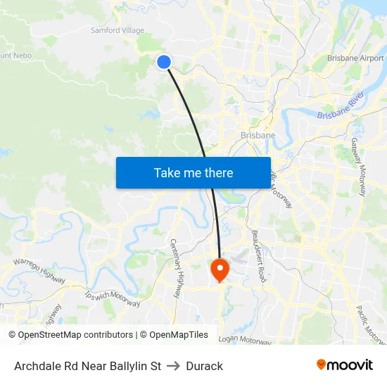 Archdale Rd Near Ballylin St to Durack map
