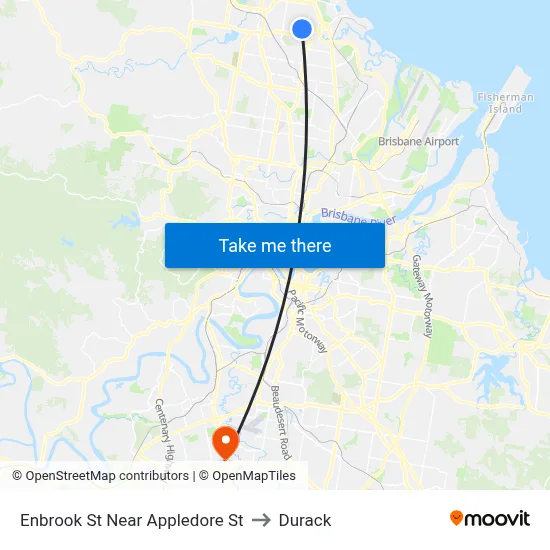 Enbrook St Near Appledore St to Durack map