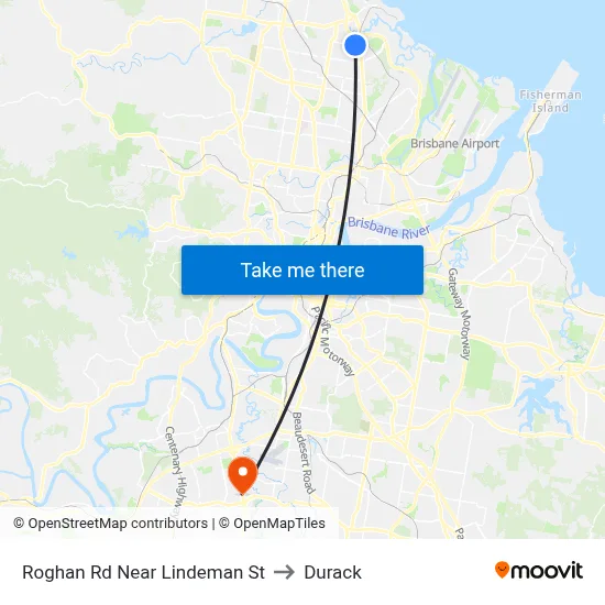 Roghan Rd Near Lindeman St to Durack map