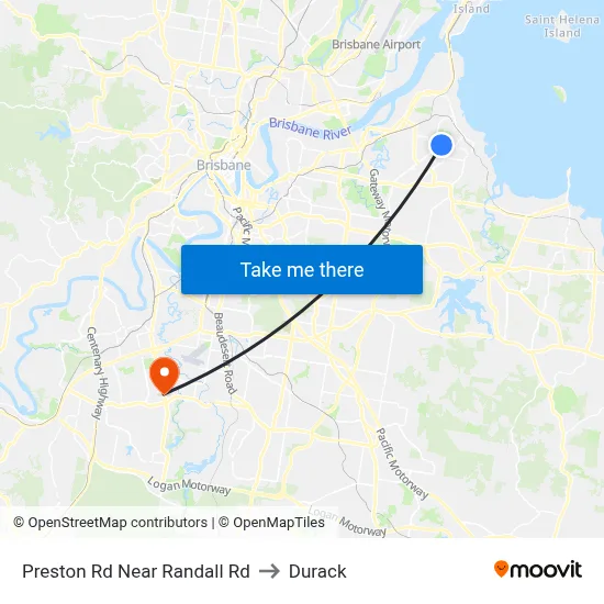 Preston Rd Near Randall Rd to Durack map