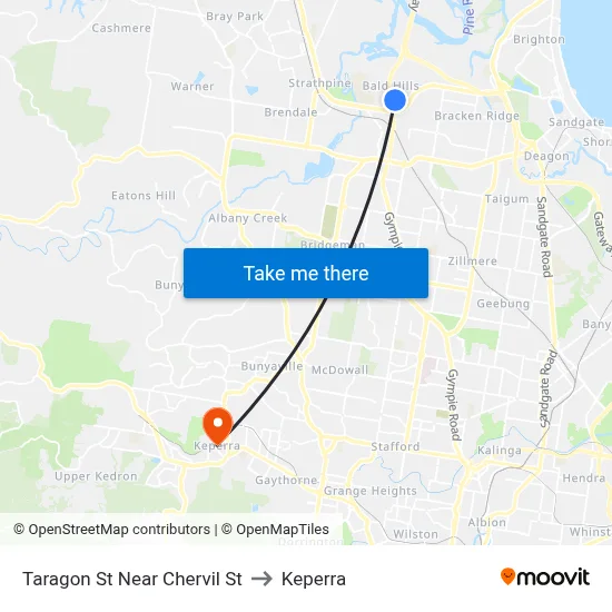 Taragon St Near Chervil St to Keperra map