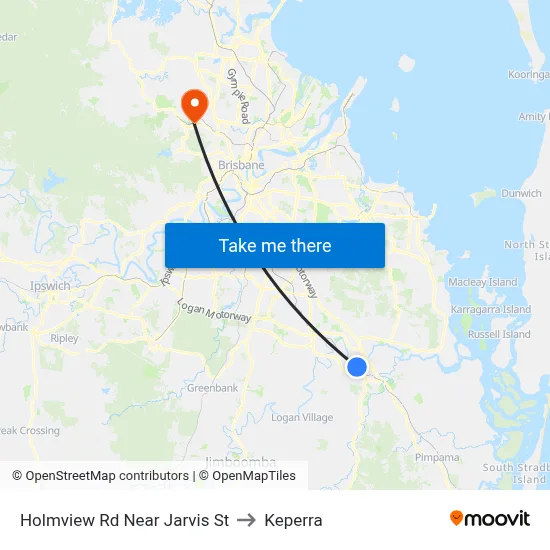 Holmview Rd Near Jarvis St to Keperra map