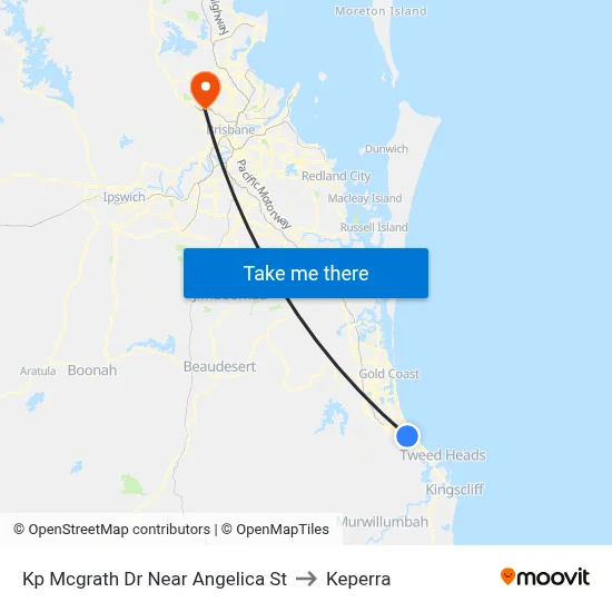 Kp Mcgrath Dr Near Angelica St to Keperra map
