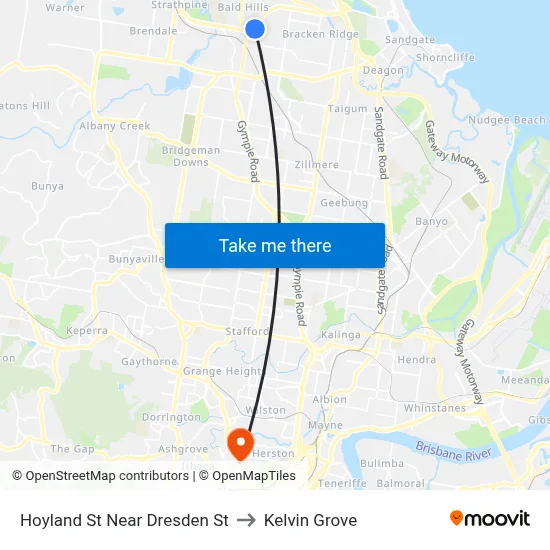 Hoyland St Near Dresden St to Kelvin Grove map