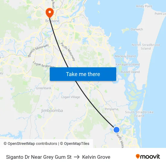 Siganto Dr Near Grey Gum St to Kelvin Grove map