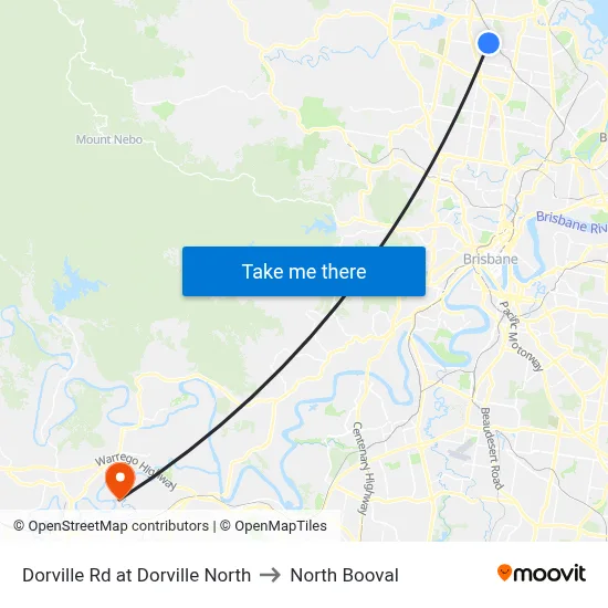 Dorville Rd at Dorville North to North Booval map