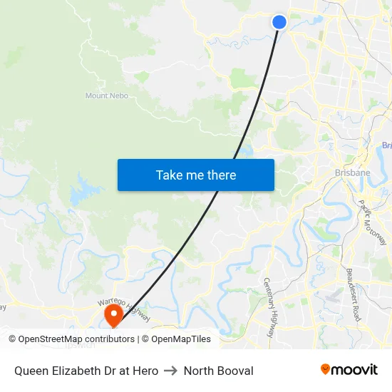 Queen Elizabeth Dr at Hero to North Booval map