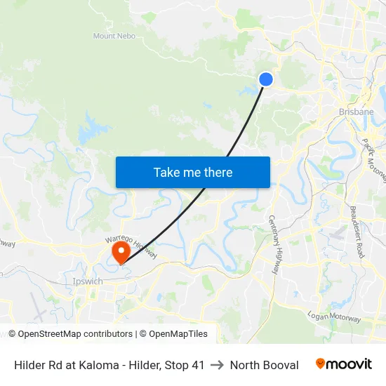 Hilder Rd at Kaloma - Hilder, Stop 41 to North Booval map