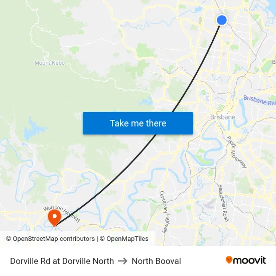 Dorville Rd at Dorville North to North Booval map