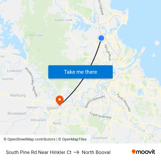 South Pine Rd Near Hinkler Ct to North Booval map