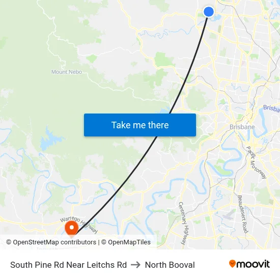 South Pine Rd Near Leitchs Rd to North Booval map