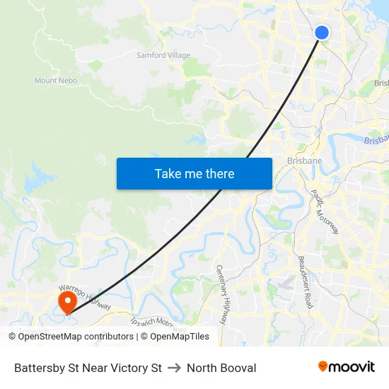Battersby St Near Victory St to North Booval map
