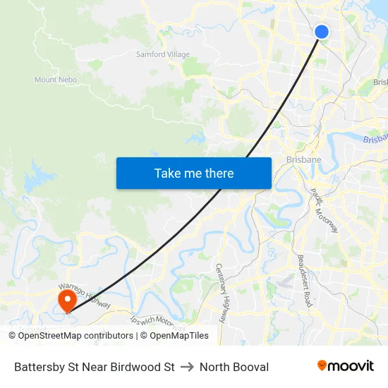 Battersby St Near Birdwood St to North Booval map