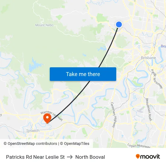Patricks Rd Near Leslie St to North Booval map