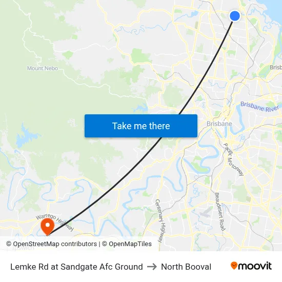 Lemke Rd at Sandgate Afc Ground to North Booval map