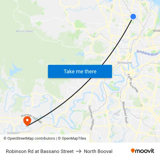 Robinson Rd at Bassano Street to North Booval map