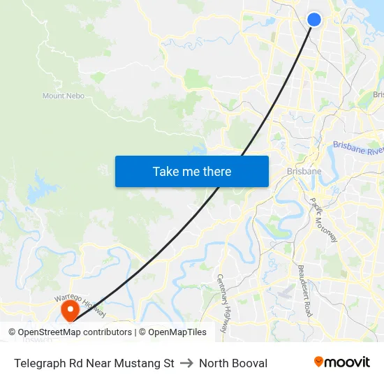 Telegraph Rd Near Mustang St to North Booval map