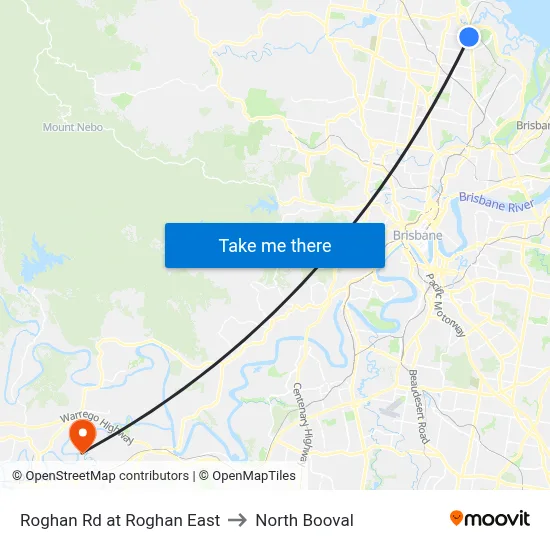 Roghan Rd at Roghan East to North Booval map