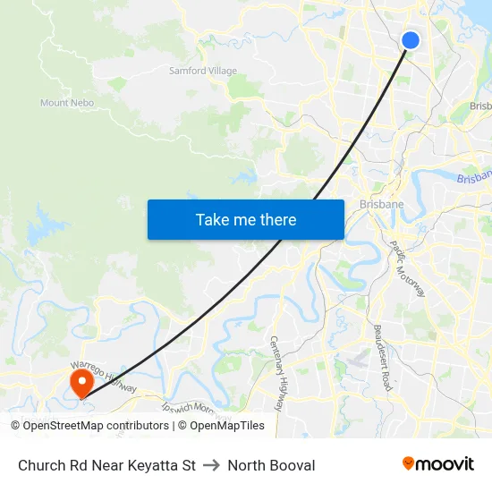 Church Rd Near Keyatta St to North Booval map