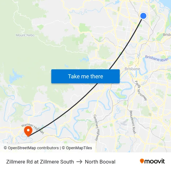 Zillmere Rd at Zillmere South to North Booval map