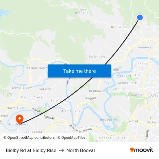 Bielby Rd at Bielby Rise to North Booval map