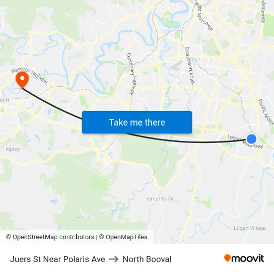 Juers St Near Polaris Ave to North Booval map