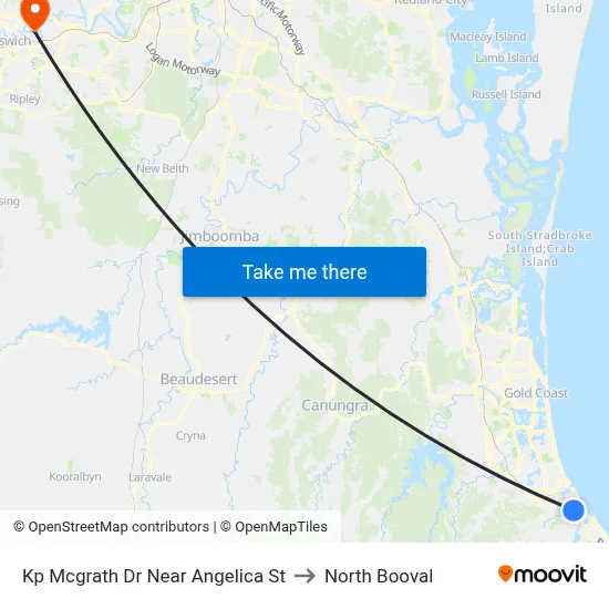 Kp Mcgrath Dr Near Angelica St to North Booval map