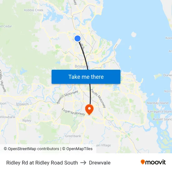 Ridley Rd at Ridley Road South to Drewvale map