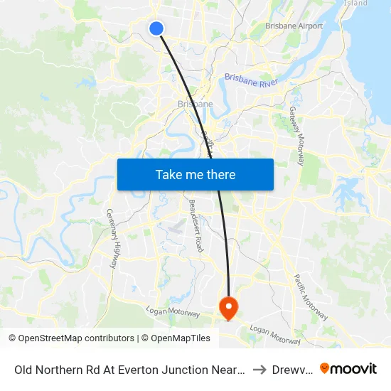 Old Northern Rd At Everton Junction Near Drake St to Drewvale map