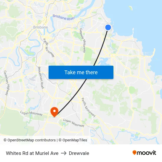 Whites Rd at Muriel Ave to Drewvale map