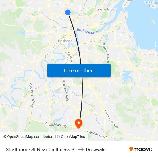 Strathmore St Near Caithness St to Drewvale map