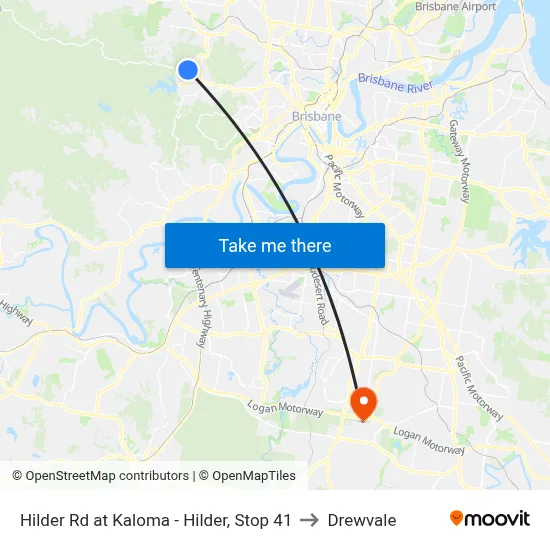 Hilder Rd at Kaloma - Hilder, Stop 41 to Drewvale map