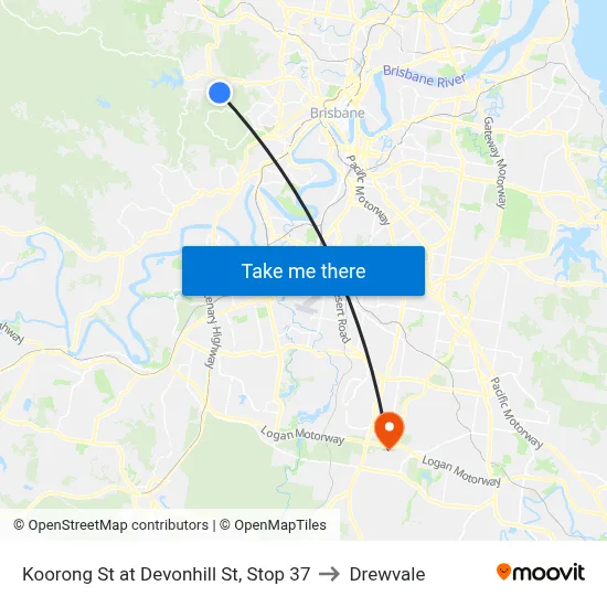 Koorong St at Devonhill St, Stop 37 to Drewvale map