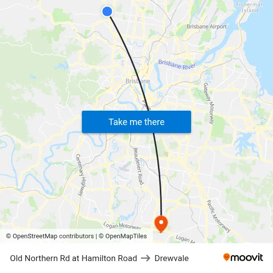Old Northern Rd at Hamilton Road to Drewvale map