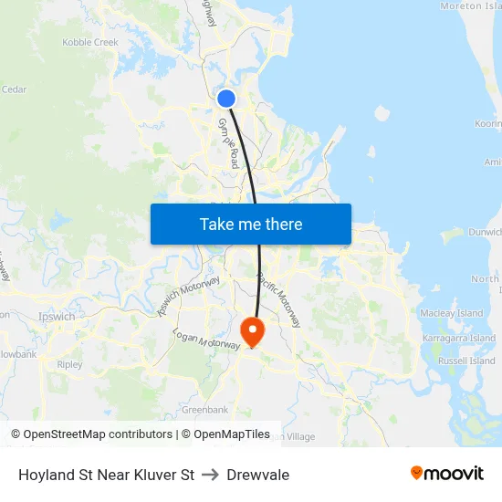 Hoyland St Near Kluver St to Drewvale map
