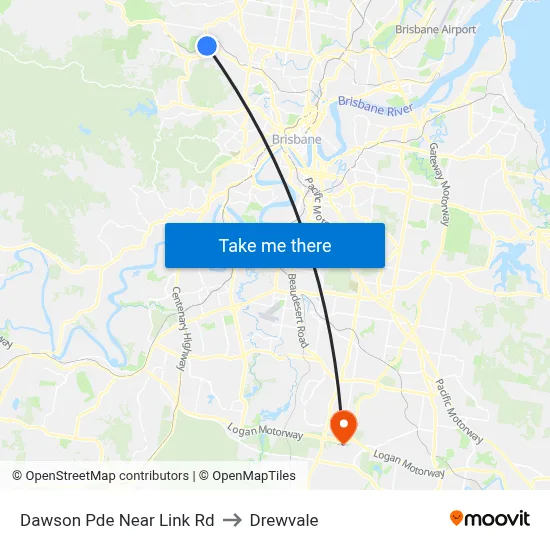 Dawson Pde Near Link Rd to Drewvale map