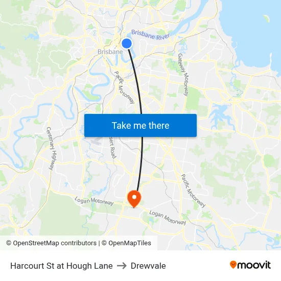 Harcourt St at Hough Lane to Drewvale map