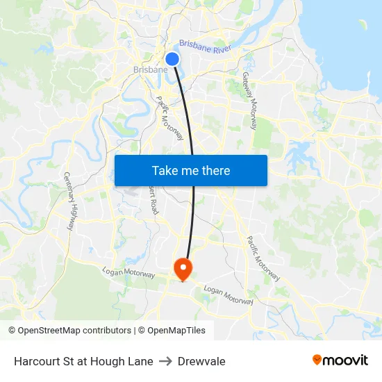Harcourt St at Hough Lane to Drewvale map