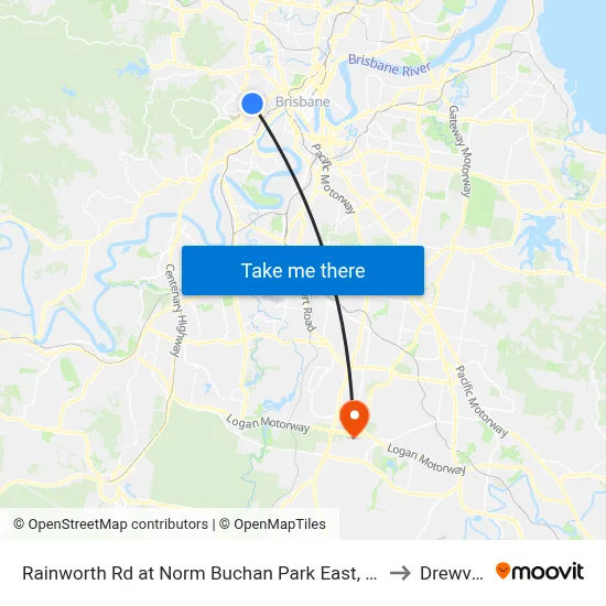 Rainworth Rd at Norm Buchan Park East, Stop 12 to Drewvale map