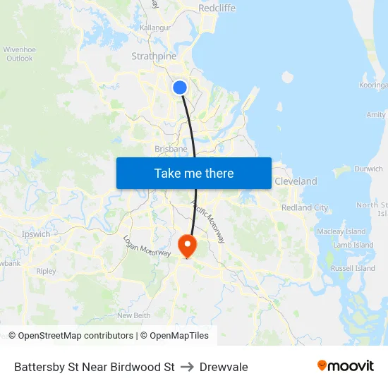 Battersby St Near Birdwood St to Drewvale map